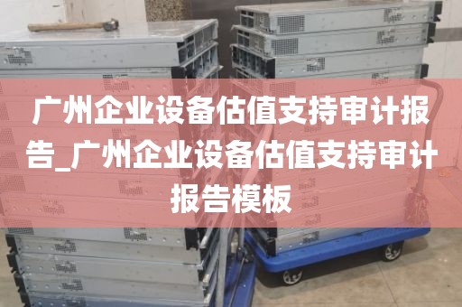 广州企业设备估值支持审计报告_广州企业设备估值支持审计报告模板