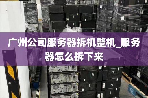 广州公司服务器拆机整机_服务器怎么拆下来